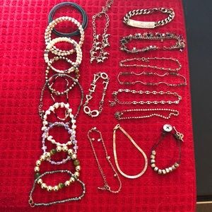 Bracelet bundle. 21 bracelets total